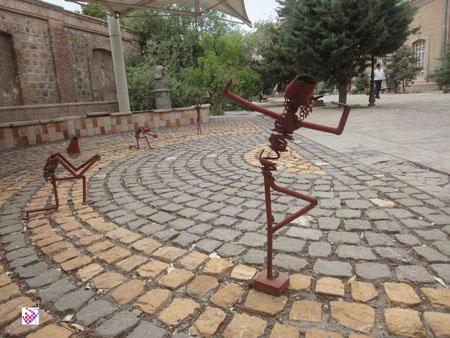 Metal Sculpture-Azarbaijan Dance -Shiva Seyedi